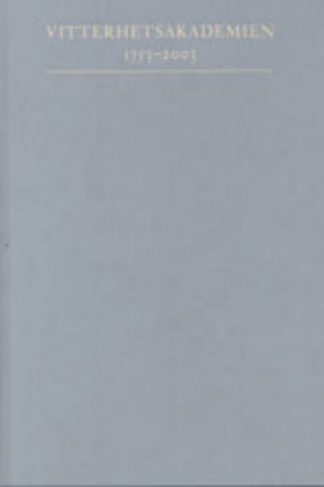 Bild på Vitterhetsakademien 1753-2003