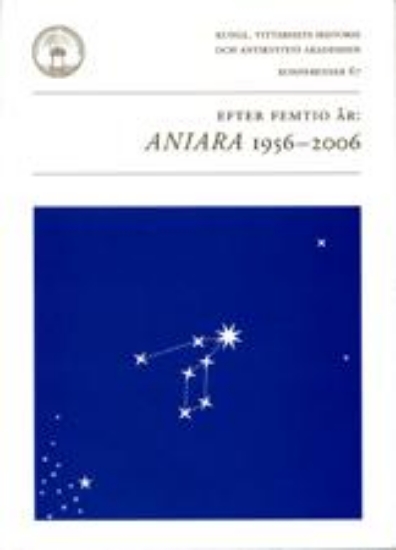 Bild på Efter femtio år : Aniara 1956-2006 : föredrag vid ett symposium i Kungl. Vitterhetsakademien 12 oktober 2006