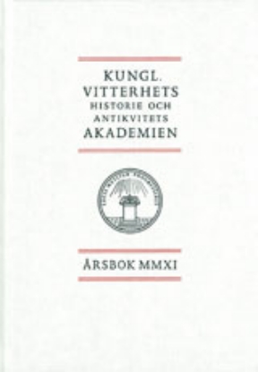 Bild på Kungl. Vitterhets historie och antikvitets akademien årsbok. 2011