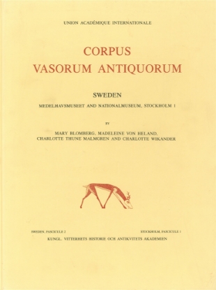Bild på Corpus vasorum antiquorum. 2 : Medelhavsmuseet and Nationalmuseum, Sweden 2, Stockholm 1