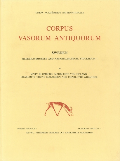 Bild på Corpus vasorum antiquorum. 2 : Medelhavsmuseet and Nationalmuseum, Sweden 2, Stockholm 1