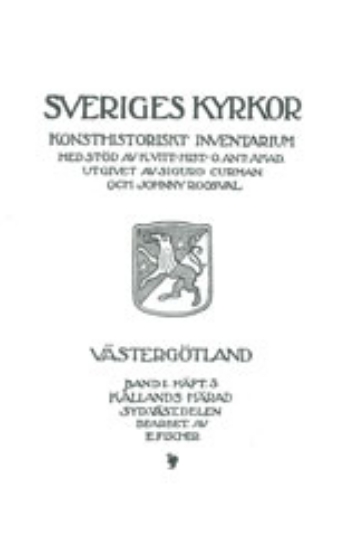 Bild på Västergötland I:3 : Kållands härad, sydvästra delen I
