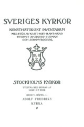 Bild på Stockholm V:1 : Adolf Fredriks kyrka