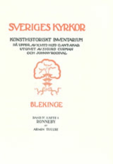 Bild på Blekinge IV:1 : Ronneby kyrkor