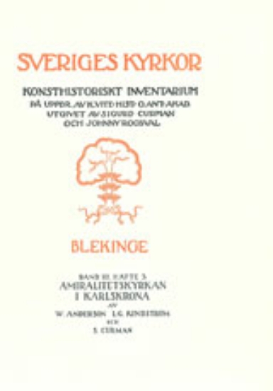 Bild på Blekinge III:3 : Amiralitetskyrkan i Karlskrona