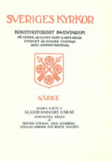 Bild på Närke I:3 : Kyrkor i Glanshammars härad. Sydvästra delen