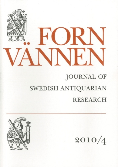 Bild på Fornvännen 2010/4 : ournal of Swedish antiquarian research
