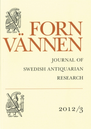 Bild på Fornvännen 2012/3 : Journal of Swedish antiquarian research