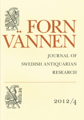 Bild på Fornvännen 2012/4 : Journal of Swedish antiquarian research