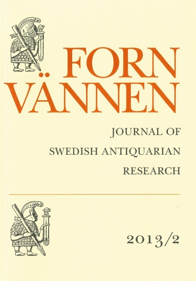 Bild på Fornvännen 2013/2 : Journal of Swedish antiquarian research