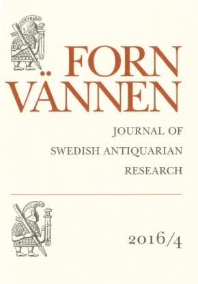 Bild på Fornvännen 2016/4 : Journal of Swedish antiquarian research