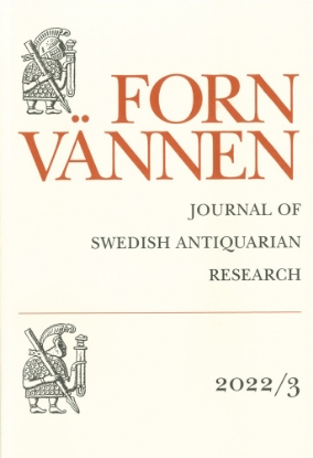 Bild på Fornvännen 2022/3 : Journal of Swedish antiquarian research