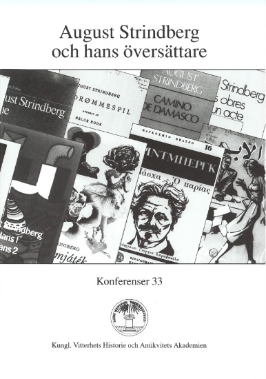 Bild på August Strindberg och hans översättare : Föredrag vid symposium i Vitterhetsakademien 8 september 1994