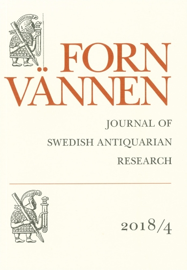 Bild på Fornvännen 2018/4 : Journal of Swedish antiquarian research