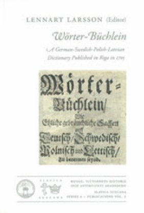 Bild på Wörter-Büchlein : a German-Swedish-Polish-Latvian dictionary published in Riga in 1705