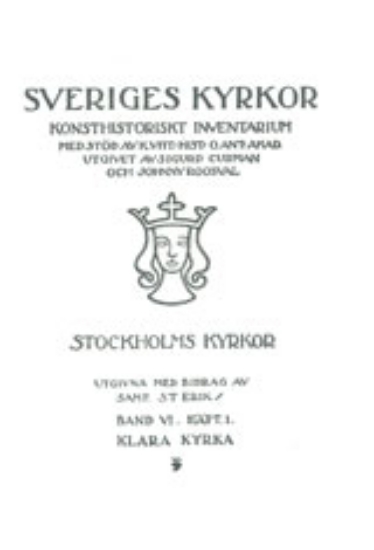 Bild på Stockholm VI:1 : Klara kyrka. 1. Församlingshistoria