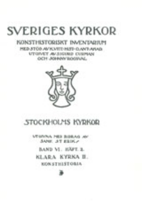Bild på Stockholm VI:2 : Klara kyrka. 2. Konsthistoria