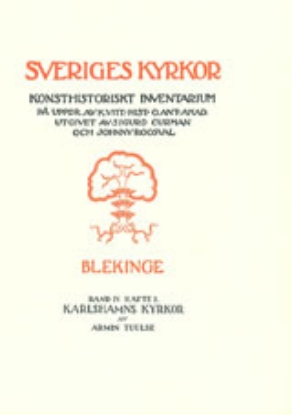 Bild på Blekinge IV:2 : Karlshamns kyrkor
