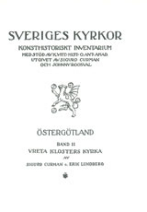 Bild på Östergötland : Linköpings domkyrka. II. Planscher